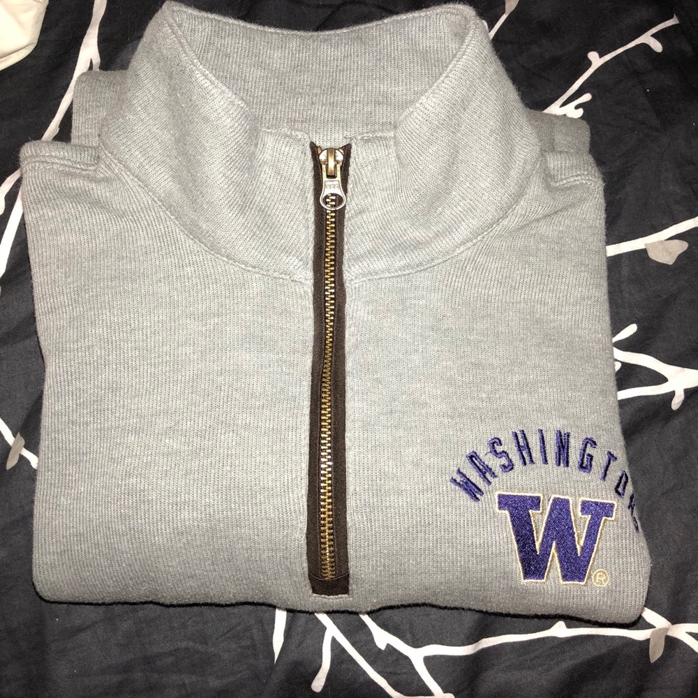 UW / UNIVERSITY OF WASHINGTON quarter zip!